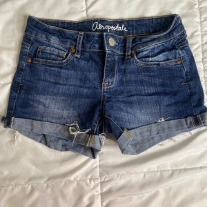 aeropostale jean shorts midi